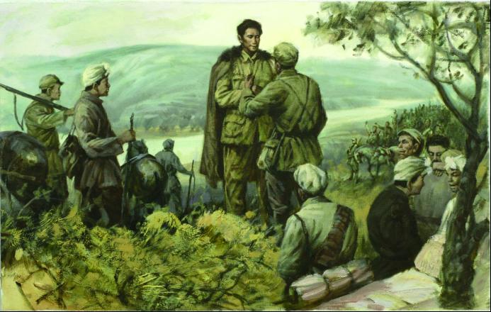 南梁紅色記憶丨林錦廟會(huì)師